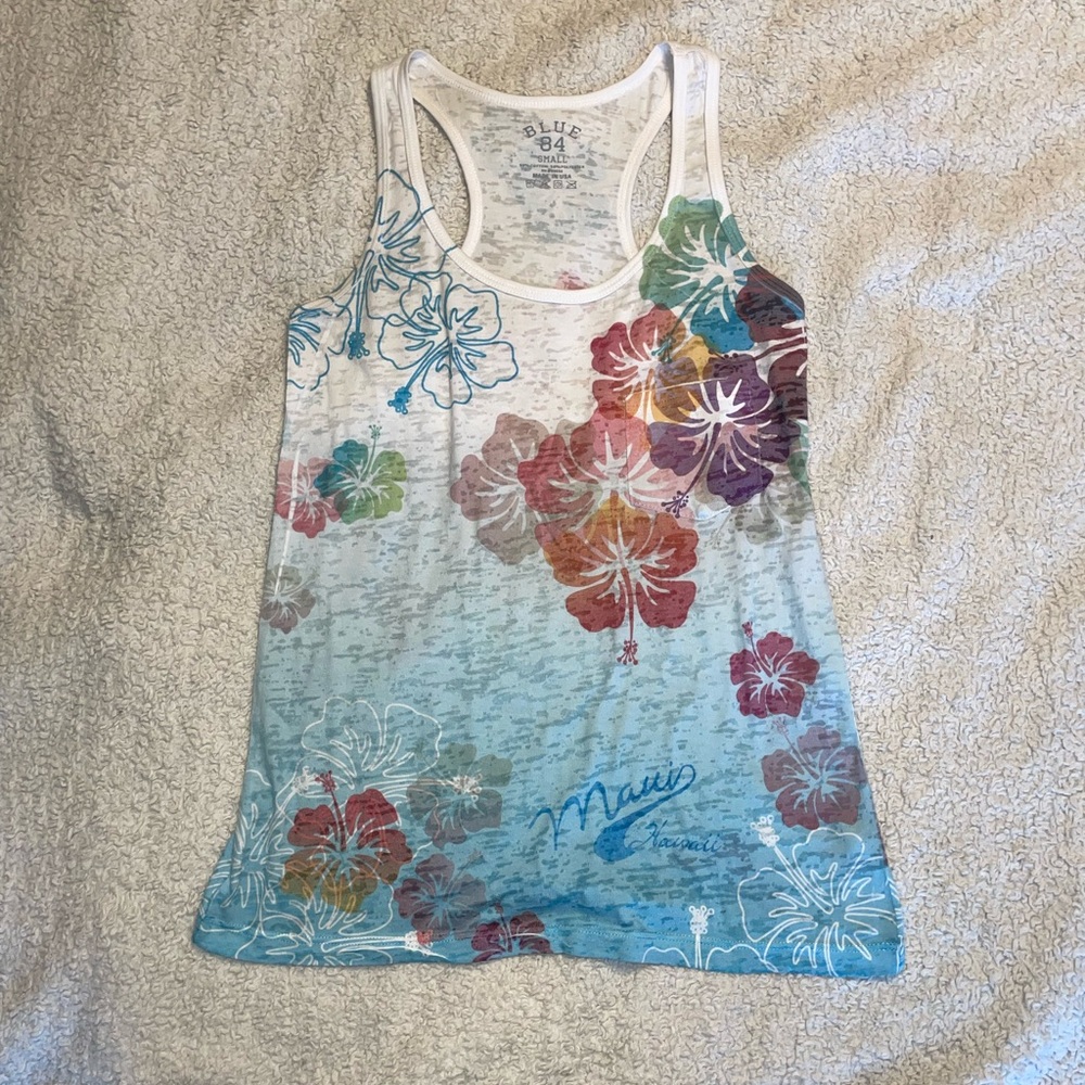 Blue 84 | Maui racerback tank top
